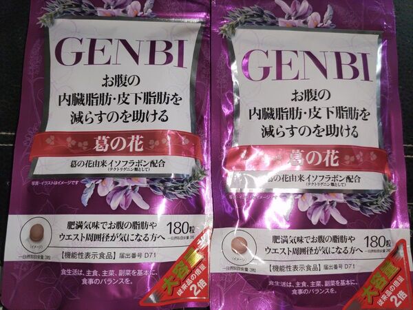 ボーテサンテラボラトリーズ GENBI 180粒 大容量 2個セット