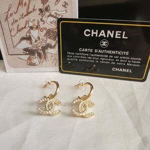 【CHANEL】ヴィンテージ ピアス ゴールド