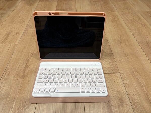 タブレットケース キーボード ピンク iPad9 iPad8 iPad7 iPadAir3 iPadPro10.5