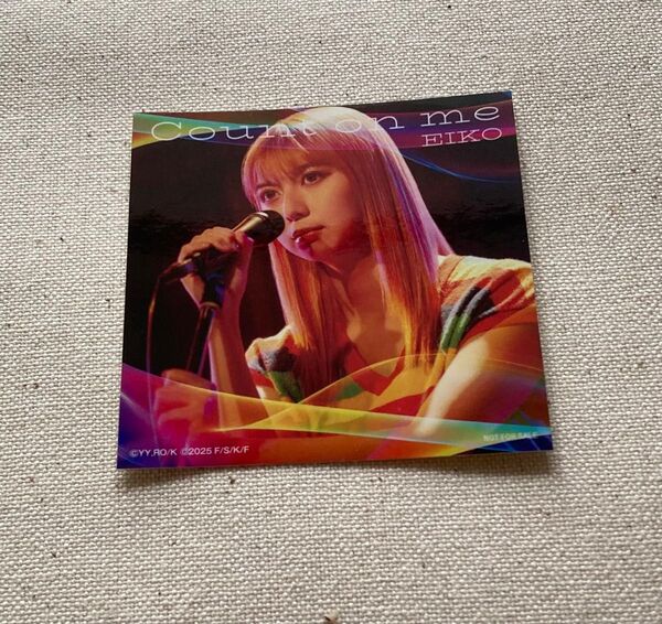 EIKO Count on me タワレコ特典 ステッカー