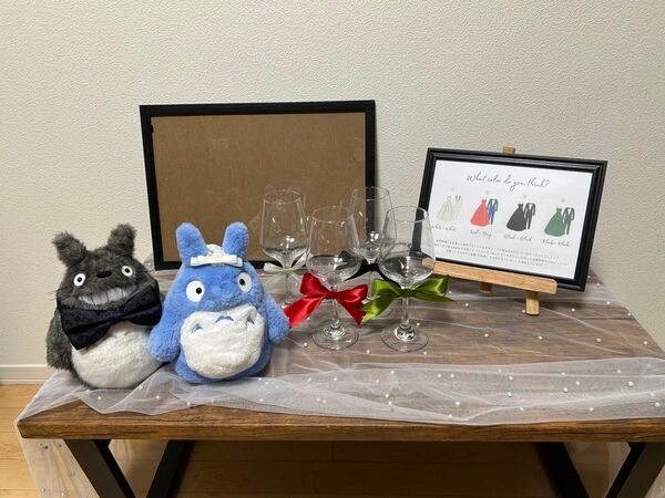 【セット価格】ウェディング ウェルカムスペース ウェルカムドール ドレス当て となりのトトロ