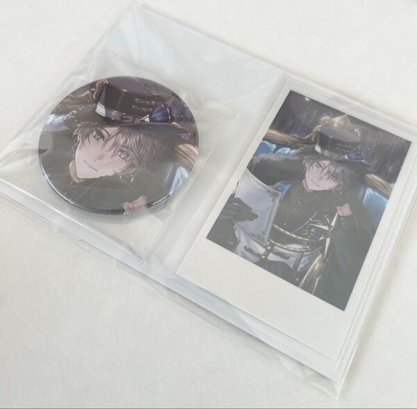 にじさんじ 誕生日グッズ 缶バッジ チェキ風カード 甲斐田晴 2024