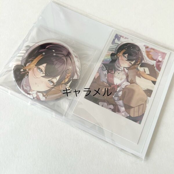 にじさんじ 誕生日グッズ 缶バッジ チェキ風カード ペトラ・グリン 2024