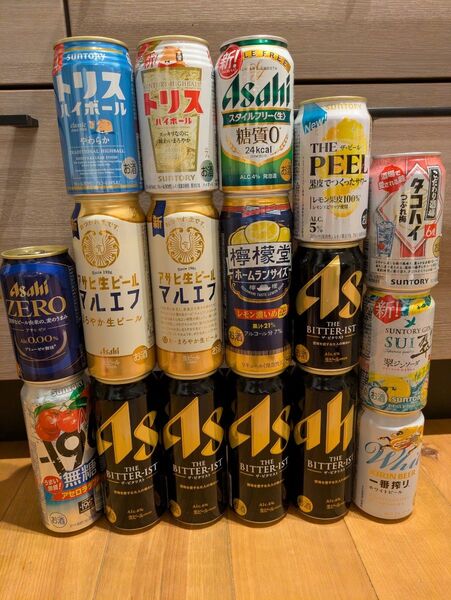 お酒まとめ売り 17本 ビール ハイボール チューハイ 発泡酒 酒 など
