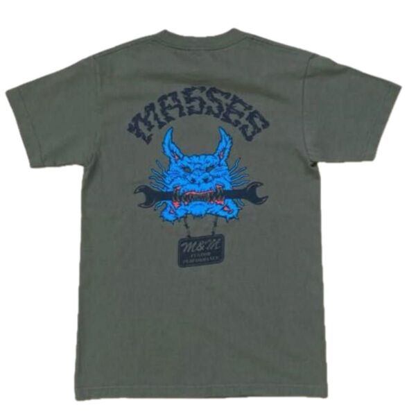 新品 Sサイズ M&M MASSES T-SHIRT MADDOG2 Tシャツ マシス エムアンドエム