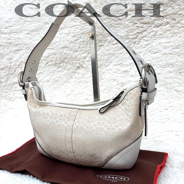 COACH コーチ ワンショルダー シグネチャー キャンバス 保存袋 6351 ショルダーバッグ 肩掛け
