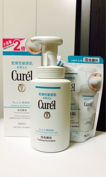 キュレル 潤浸保湿 泡洗顔料 300ml つめかえ用 130ml セット
