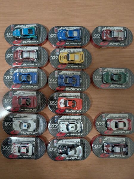 ローソン 2007年SUPER GTミニカー 16個