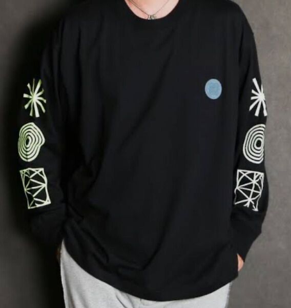 facetasm ANARCHY LONG TEE ロングスリーブTシャツ 長袖Tシャツ ファセッタズム ブラック