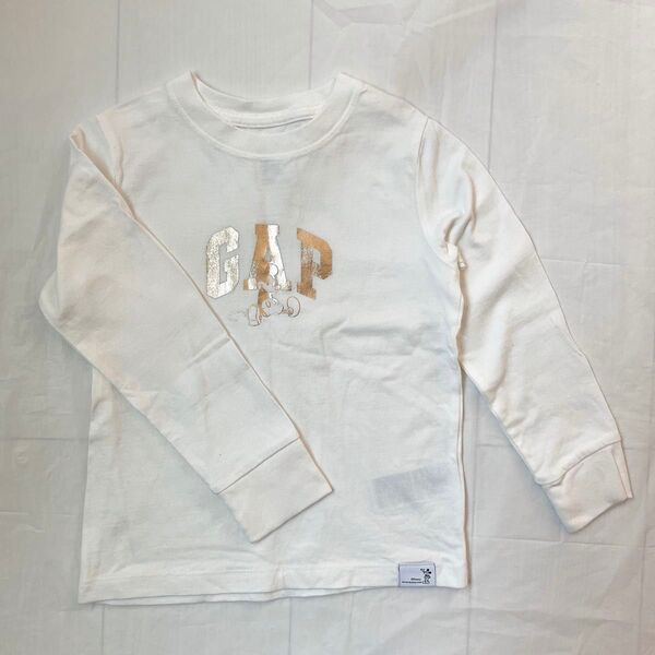 【未使用】GAP KIDS ミッキー ロングTシャツ ホワイト 4years 105cm