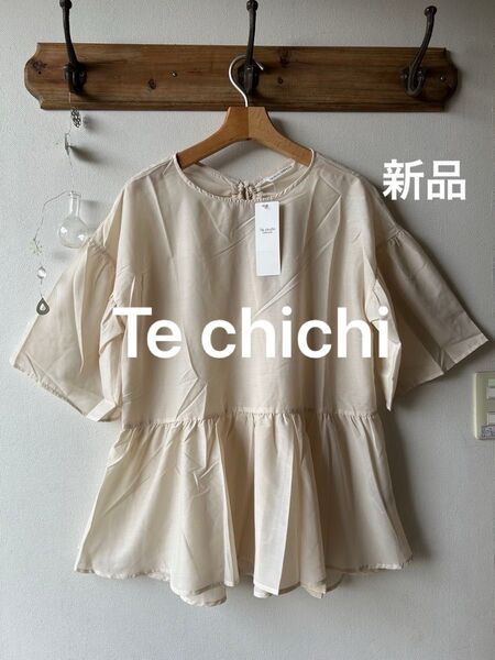 Te chichi TERRASSE テチチテラス バックリボンブラウス キナリ フリーサイズ