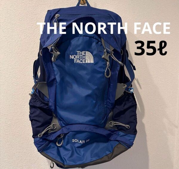 ノースフェイス 登山リュック バッグ ザック アウトドア 大容量 韓国 35 バックパック キャンプ ブルー メンズ レディース