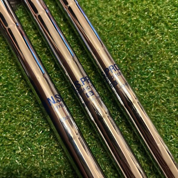 ピン 3u19° 4u22° 5u 26° 用シャフトNS PRO ハイブリッド100S 3本セット ユーティリティ
