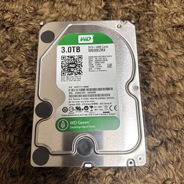 Western Digital 3TB HDD WD30EZRX