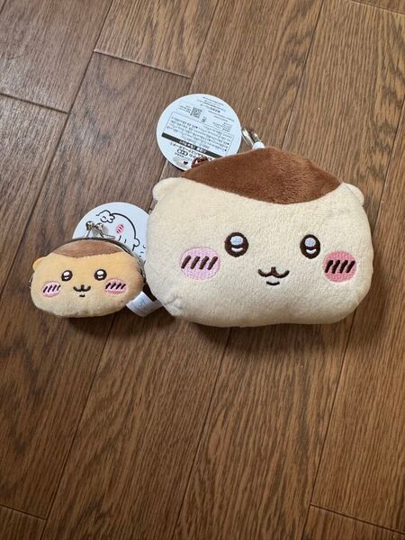 ちいかわ ぬいぐるみ パスケース ミニ がま口 ポーチ くりまんじゅう