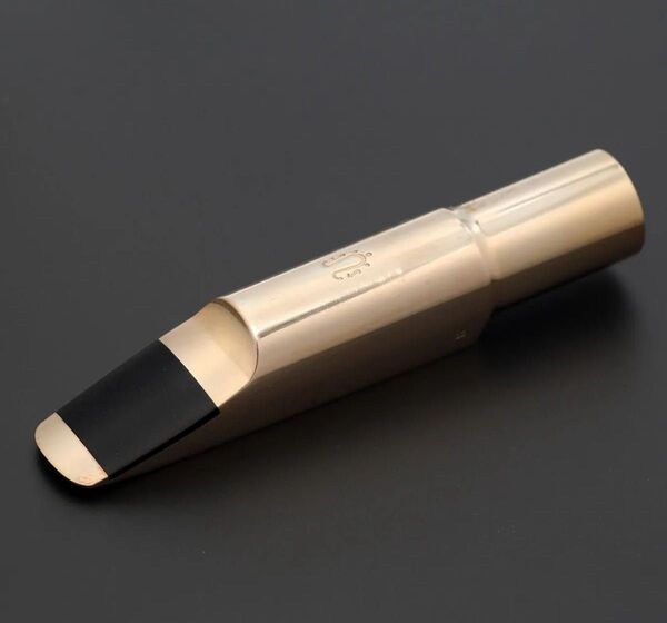 【美品】Yanagisawa テナーサックス用メタルマウスピース 6番 ピンクゴールドメッキ仕上げ
