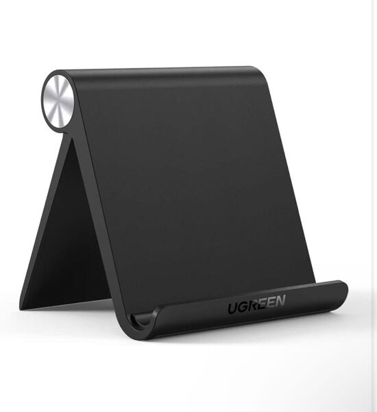 UGREEN iPad スタンド タブレット スマホ 兼用 角度調整可能 ブラック iPad iPhone