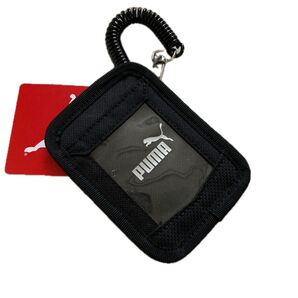 PUMA カードホルダー ブラック リール付き 未使用