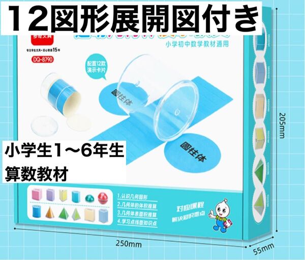 図形 算数 立体展開模型 テスト 受験 小学生 中学 知育 苦手 まとめ