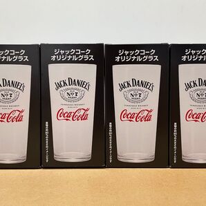 【新品未開封】ジャックコーク オリジナルグラス ジャックダニエル コカコーラ グラス 400ml 石塚硝子 4個セット【値下げ不可