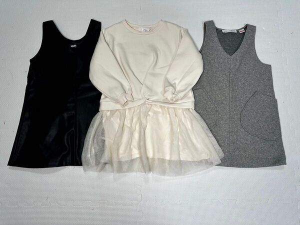 ZARA ワンピース 3点セット110cm 116cm ザラ ワンピース 女の子