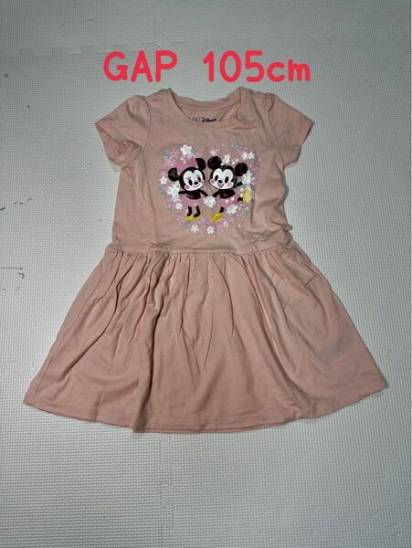 GAP ワンピース 105cm 4years ギャップ ピンク ギャップ 半袖ワンピース キッズ ミッキー ミニー
