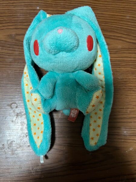 汎用うさぎ マスコット やわはだ スター 星 ブルー