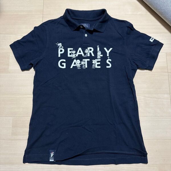 PEARLY GATES パーリーゲイツ スヌーピー ポロシャツ ネイビー 5