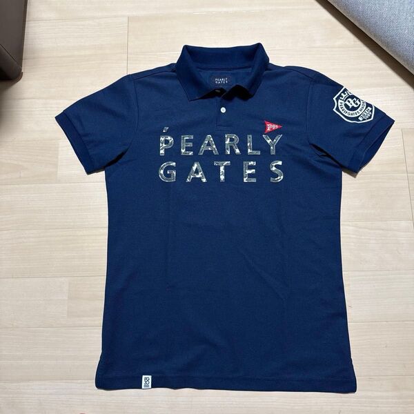 PEARLY GATES ポロシャツ ネイビー サイズ5