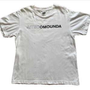 プリントTシャツ AITEOOMOUNDA メンズTシャツ ホワイト 白色 メンズサイズM