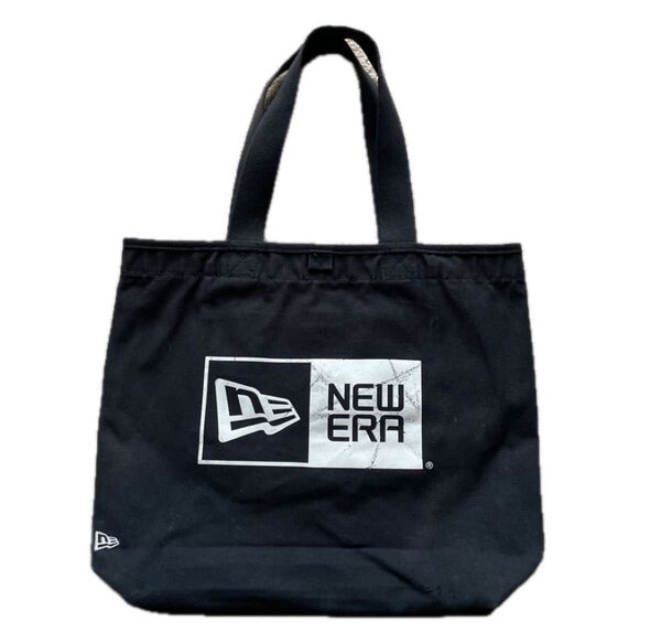 NEW ERA ニューエラトートバッグ ブラック 中古品