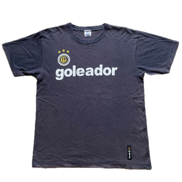 goleador ロゴTシャツ バックプリントTシャツ ブラック メンズフリーサイズ