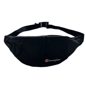 チャンピオンChampionロゴ入りウエストポーチ ボディバッグ カラーブラック 中古品