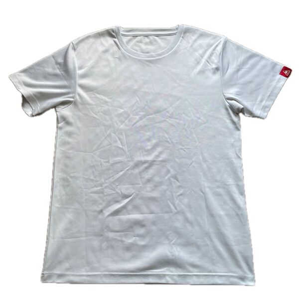 le coq sportif ルコックスポルティフ 丸首白Tシャツ 無地 トップス メンズサイズL 古着