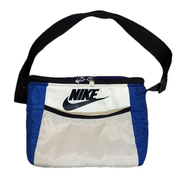 NIKE ナイキクーラーバッグ 保冷バッグ ショルダーバッグ ホワイト/ブルー