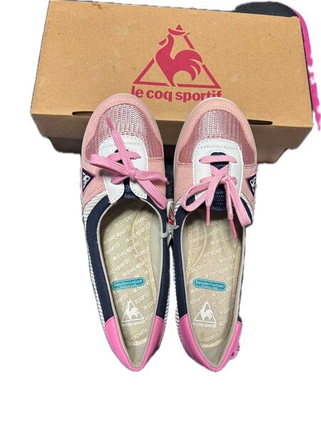 お値下げ!新品未使用タグ付き le coq sportif スニーカー ピンク