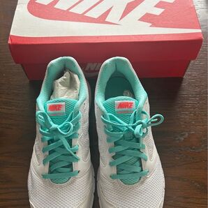 NIKE ランニングシューズ 23.5- 24cm ホワイト ミントグリーン