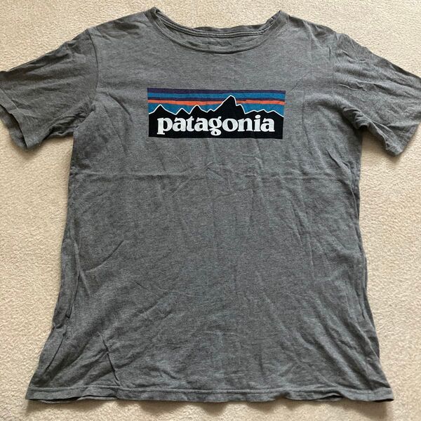 パタゴニア キッズ XXL Tシャツ 半袖 グレー