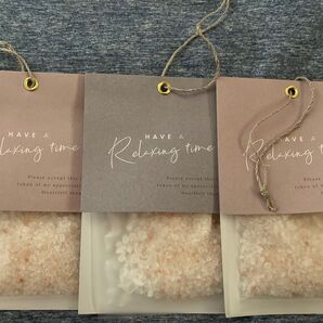 バスソルト 3個セット リラックスタイム プチギフト