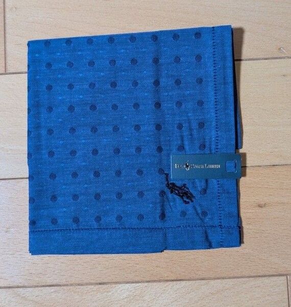 POLO RALPH LAUREN ハンカチ ドット柄 ネイビー