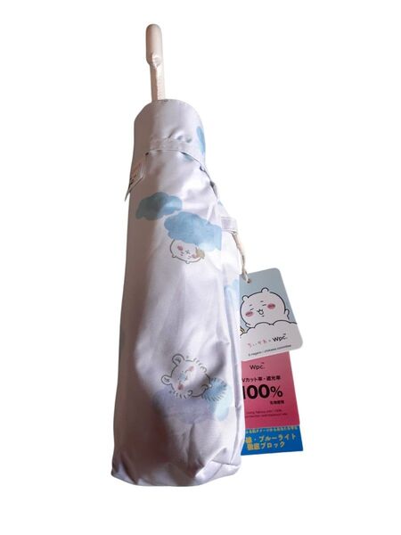※月末セール※ちいかわ 遮光 花かんむり ねむい ミニ Wpc. 折り畳み傘 晴雨兼用 日傘