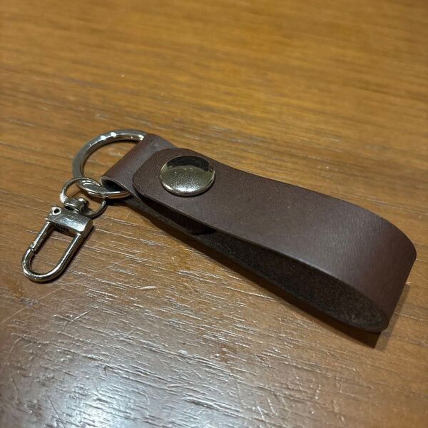 本革 ベルトループ キーホルダー レザークラフト ハンドメイド キーリング 牛革