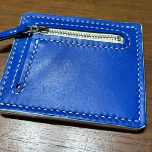ミニ財布 財布 キャッシュレス フラグメントケース ミニウォレット 本革 ヌメ革 ハンドメイド レザークラフト ミニマリスト