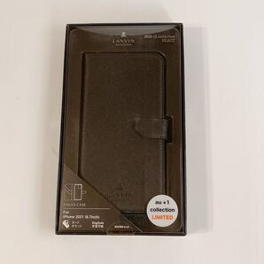 未開封 未使用 iPhone 13Pro Max ブラック 手帳型ケース LANVIN ランバン