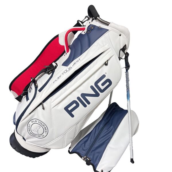 PING ソフトPU スタンド キャディバッグ 9.5型 本格 ゴルフ バッグ ピン ping