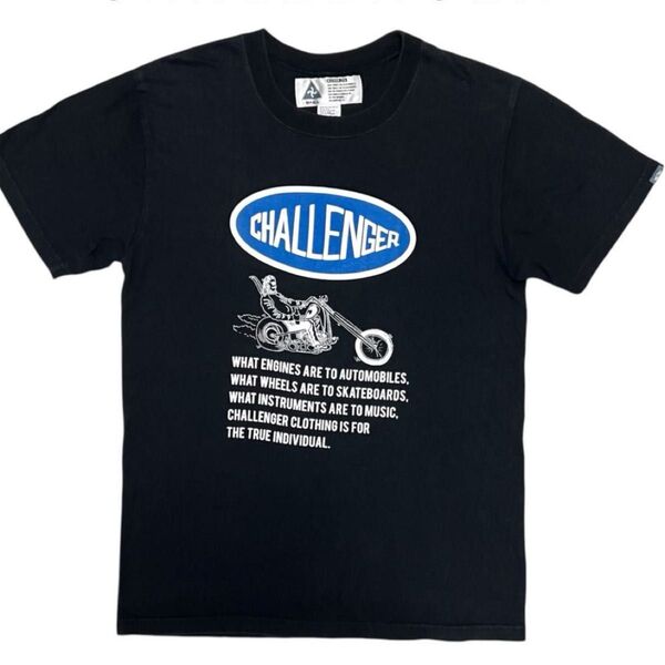 CHALLENGER 半袖 Tシャツ カットソー S チャレンジャー プリント 10s 古着 ビンテージ プリント グラフィック