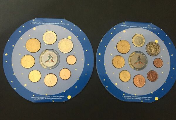 星の王子さま ユーロ コイン 硬貨 セット 記念 2002 フランス ヨーロッパ