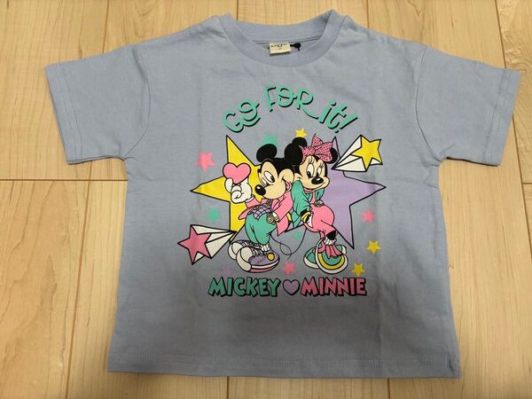 しまむら リトシー littc ミッキーミニーTシャツ 90
