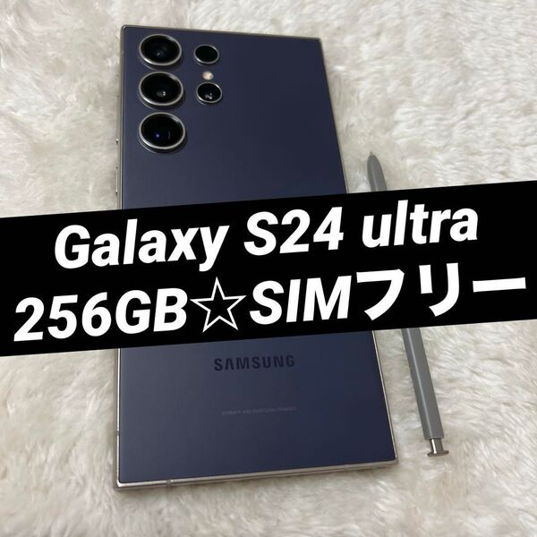 GalaxyS24ultraチタニウムバイオレット 256GB w85