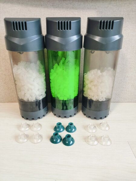 今月限定販売!! 投げ込み式流動フィルター 3個セット 日本未発売色あり 水槽 ろ材付き バクテリア 大型魚 メダカ アロワナ